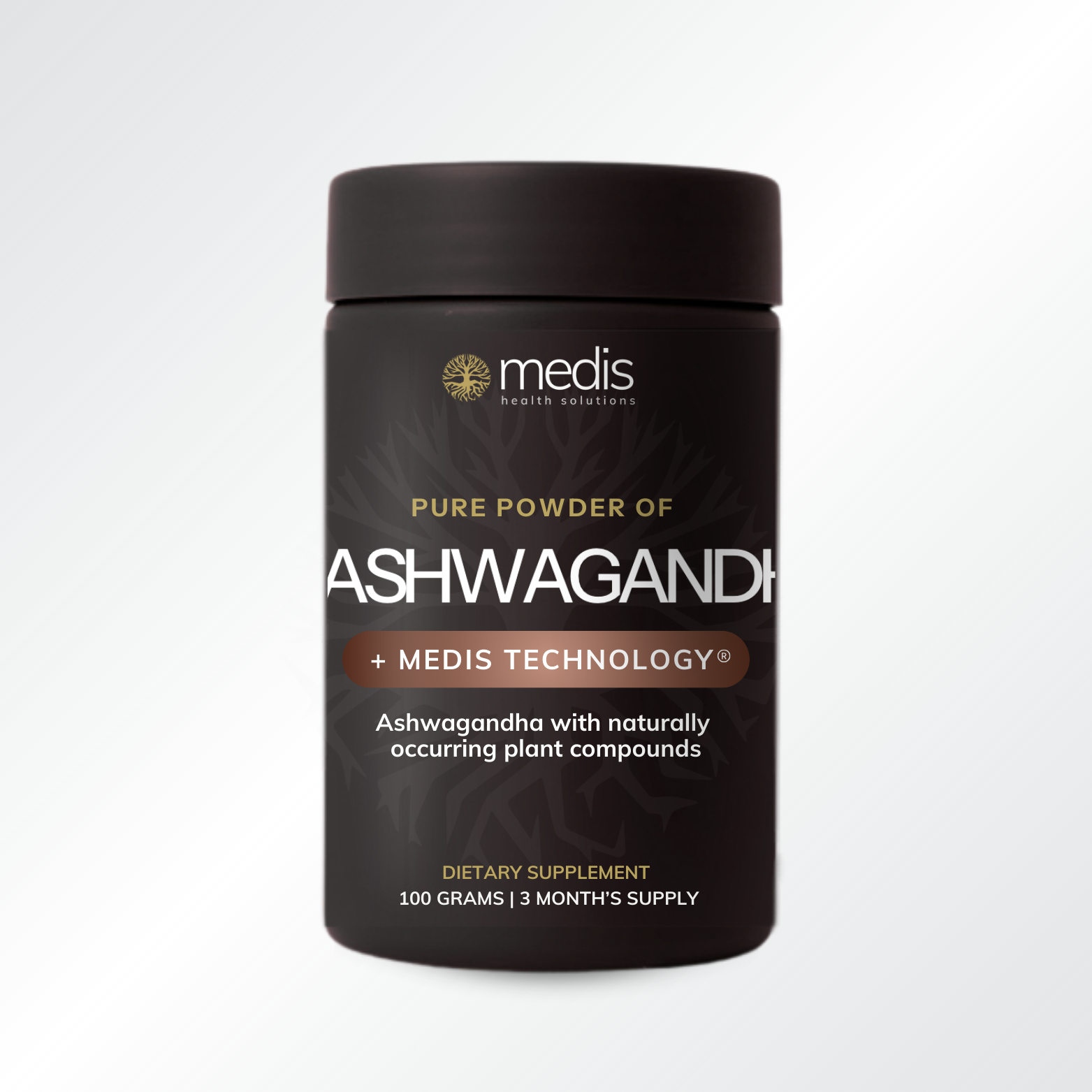 Ashwagandha pulver Medis Pure