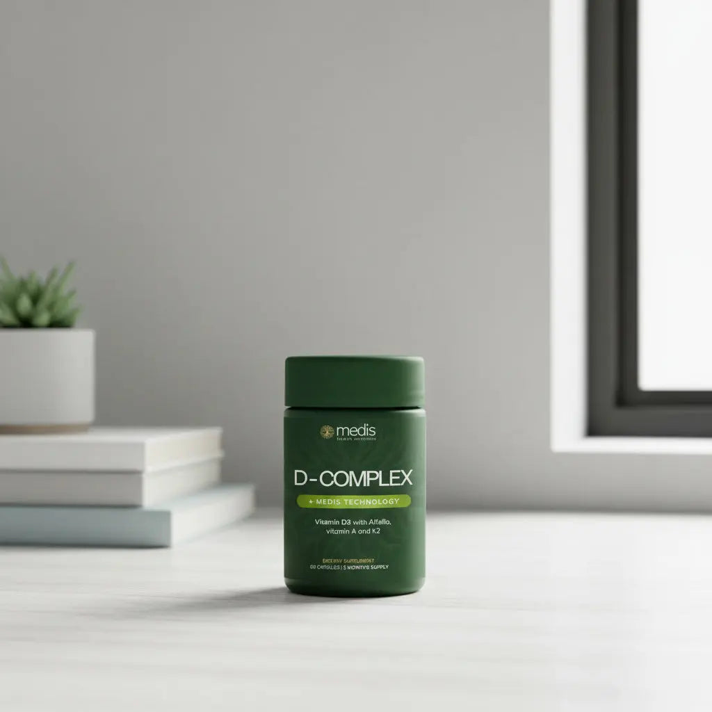 D-Complex – Vitamin D3 med K2 og vitamin A Medis Vitality