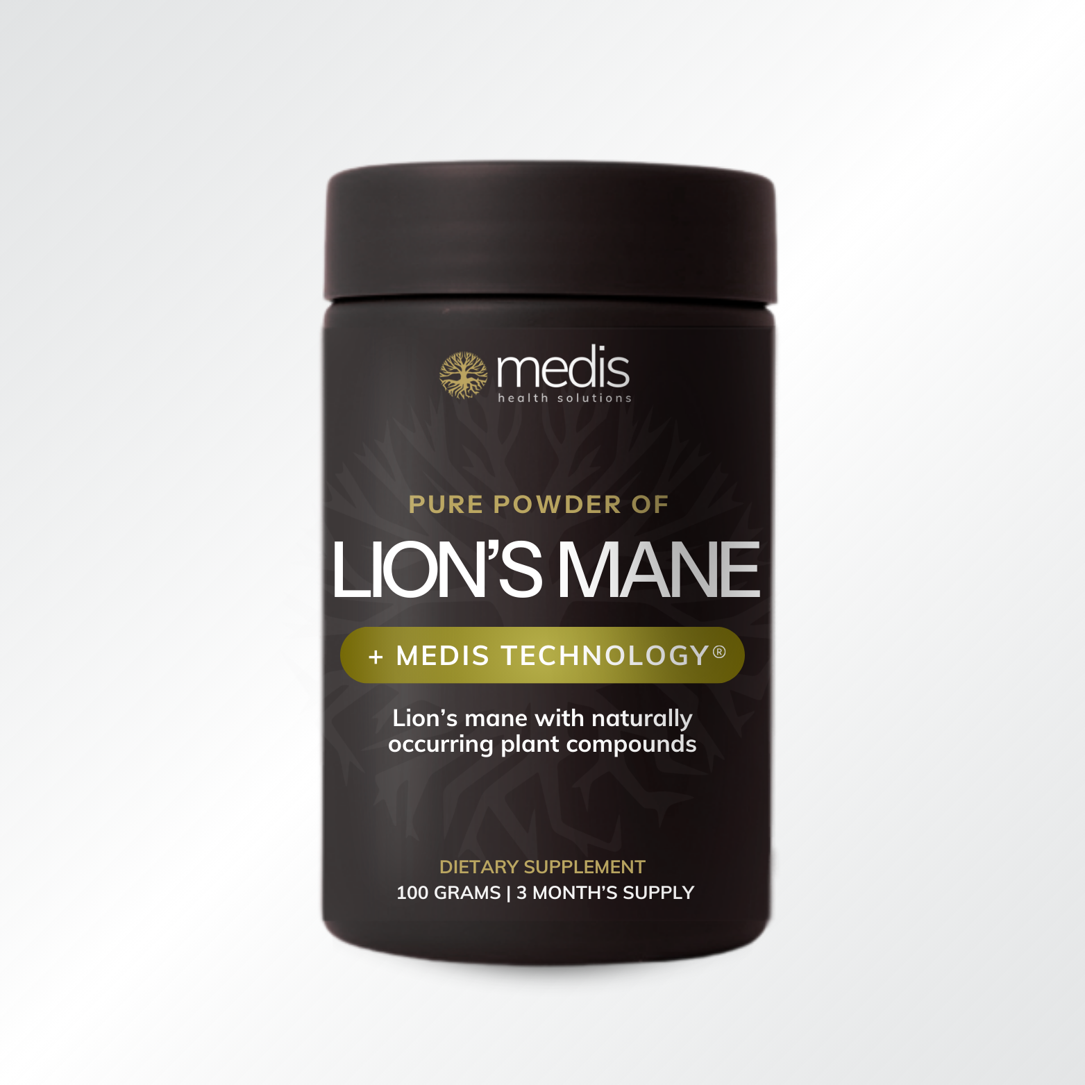 Lion’s Mane – Soppekstrakt i pulverform Medis Pure