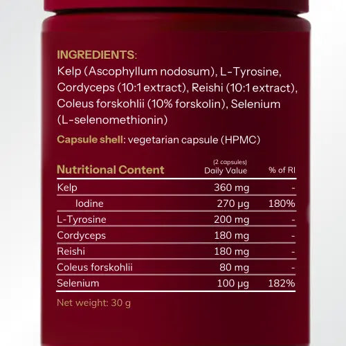 Thyroid+ – Kosttilskudd for skjoldbruskkjertelen Medis Target