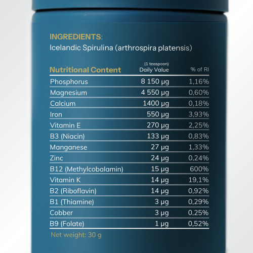 Icelandic Spirulina
