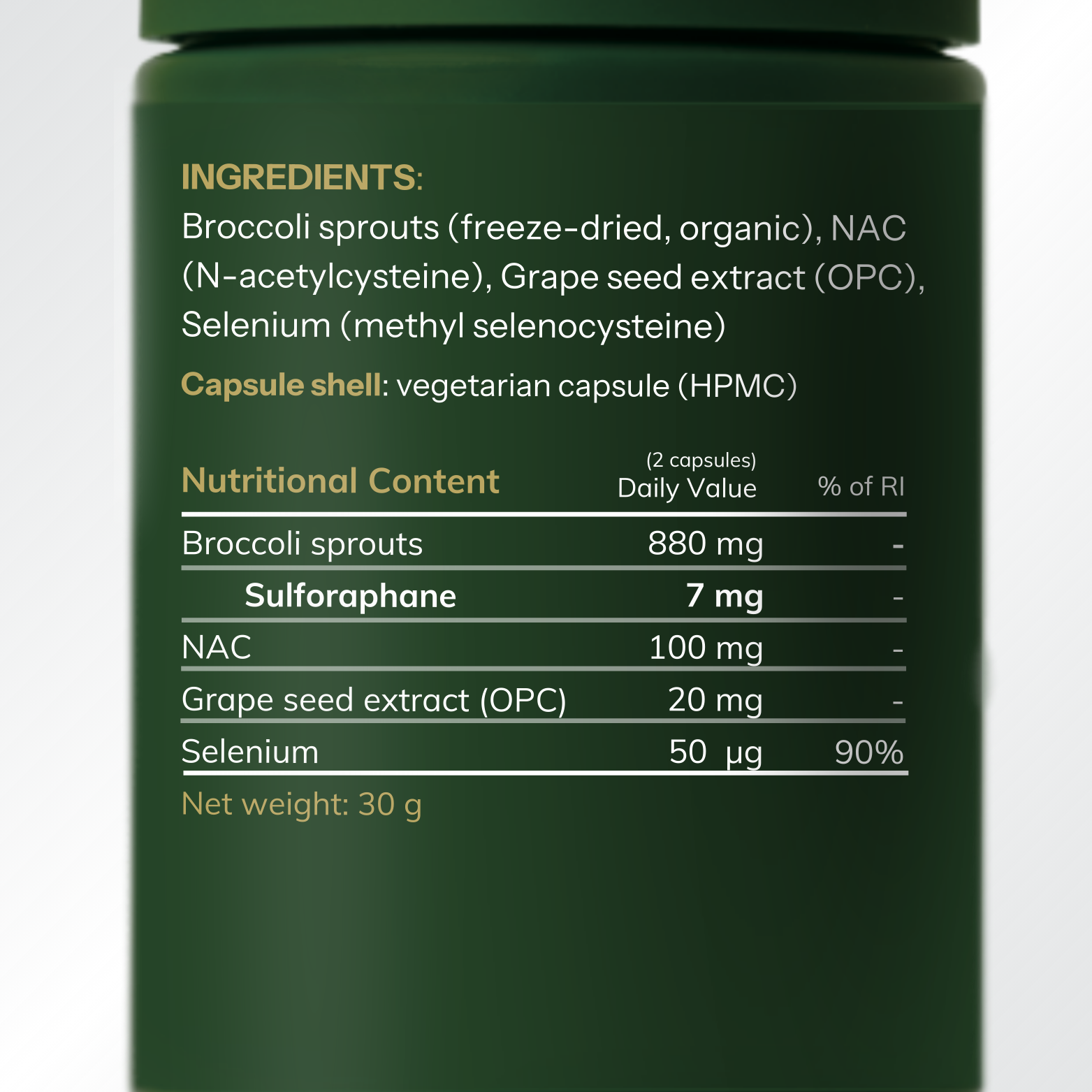 Sulforaphane Complex
